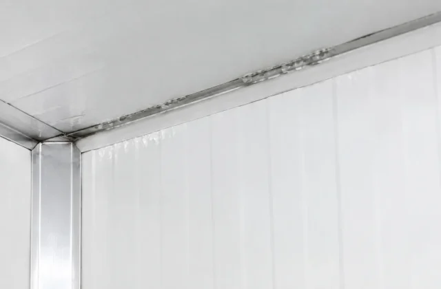 Soğuk oda panel birleşiminde yoğuşma izi
